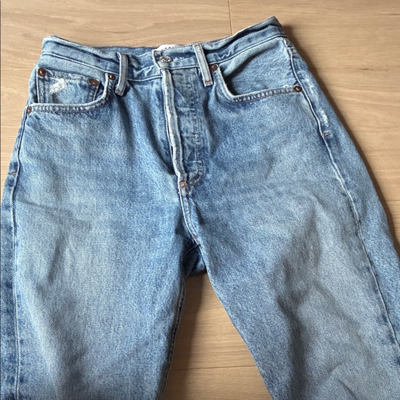 Agolde Riley Denim Jeans - Picture 5 of 7